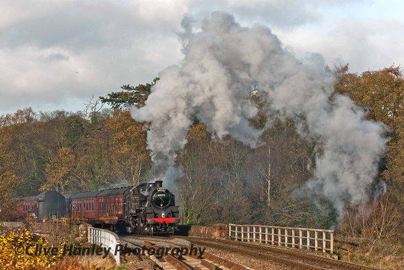 On loan/hire from Llangollen is Standard tank loco no 80072. Perfect for this role.