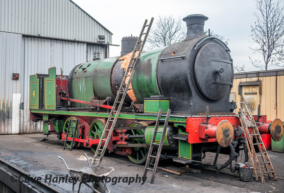 This loco was in for an overhaul from the Chasewater railway.