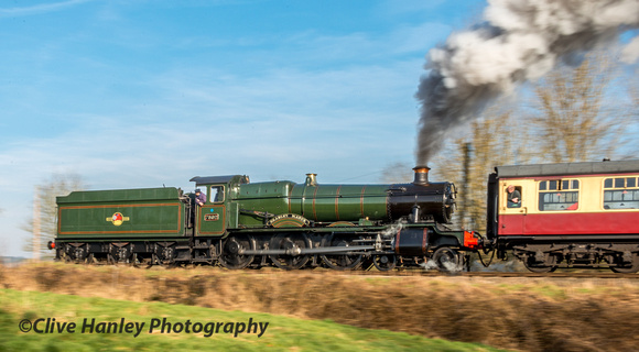 At Hay Bridge now and 7802 Bradley manor is captured in a panning shot 1/30sec.