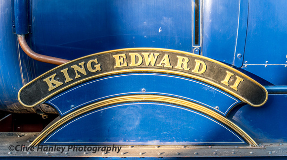 Nameplate of no 6023 King Edward II