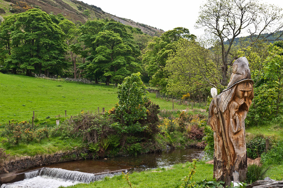 Sulby Glen - woodcarving