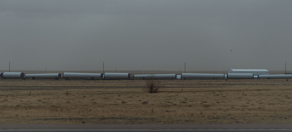 Vestas Wind Turbine Manufacturing Plant to the south of Pueblo.