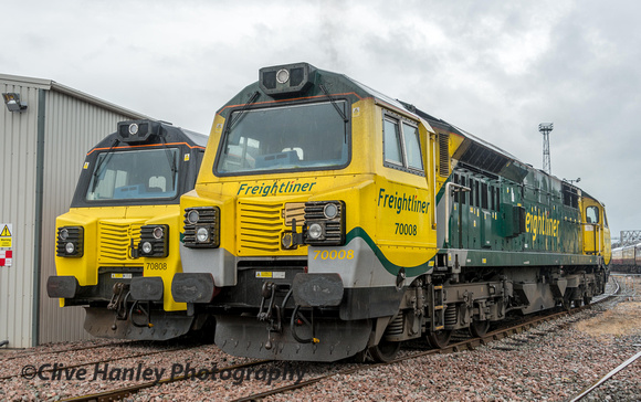 Class 70 nos 70808 & 70008
