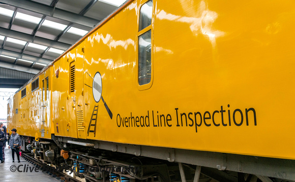 Part of the Network Rail track inspection train.