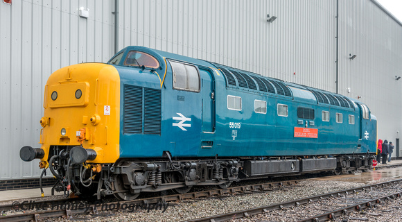 Deltic engined Class 55 no 55019 "Royal Highland Fusilier"
