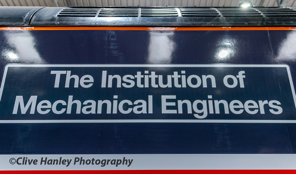 The nameplate from 47841 "The Institute of Mechanical Engineers"
