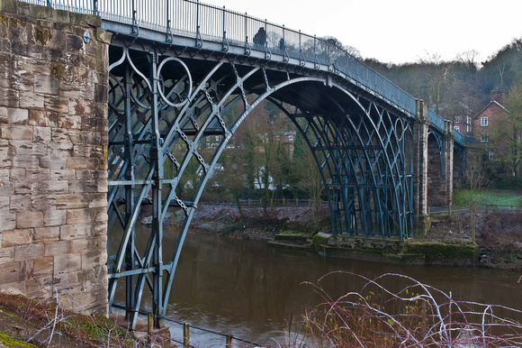 This was the very first cast iron bridge in the World. Cast at Coalbrookdale in 1779.