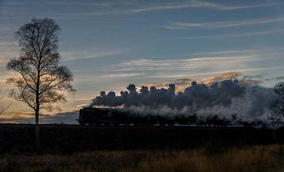 So much for a silhouette - 34053 Sir Keith Park
