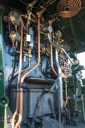 With permission from the driver i took a few footplate shots.