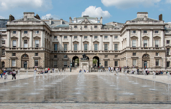 The fountains at Somerset House