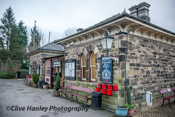 Butterley station building.