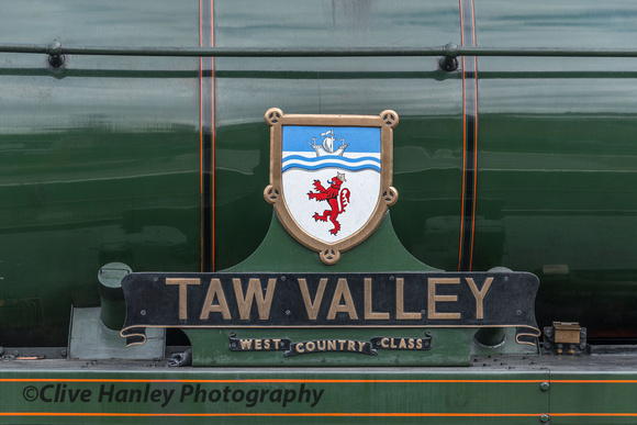 Taw Valley nameplate