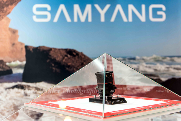 Samyang's Piece de Resistance was their new 24mm f3.5 tilt&shift lens