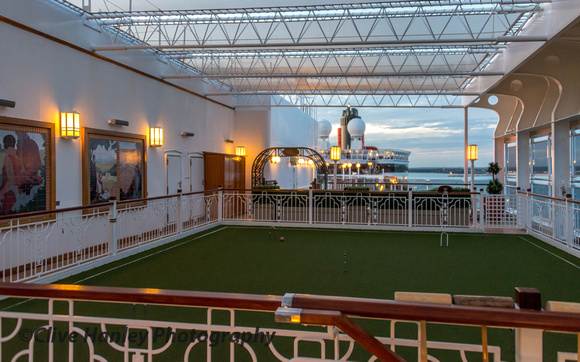 ...and croquet at the front of deck 11