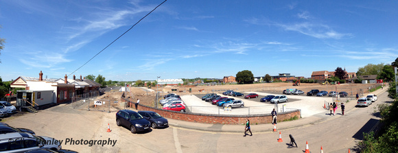 The Stratford Cattlemarket site has been an eyesore for years. Work has finally commenced on tidying the site up.