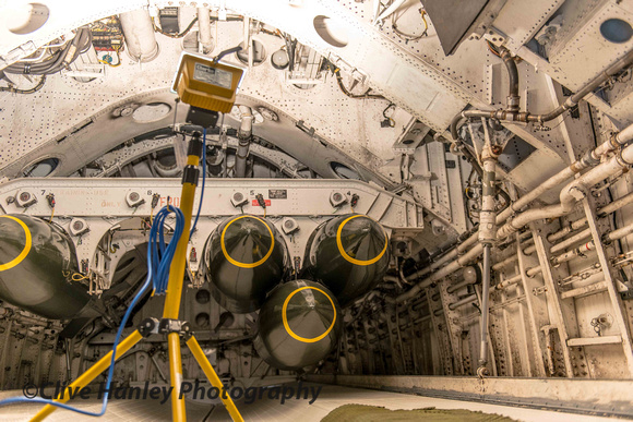 A quick view inside the bomb bay.