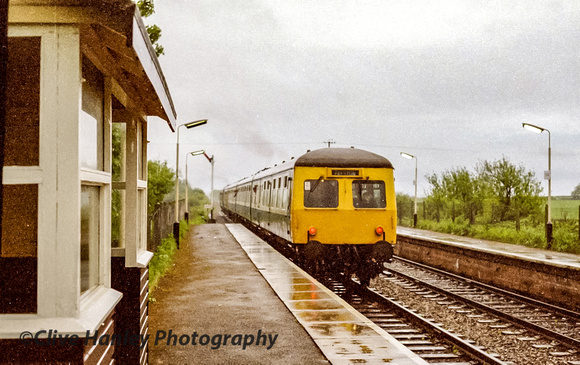 A 6 car DMU special organised by OPTA departs Rufford after I'd travelled back from Carlisle