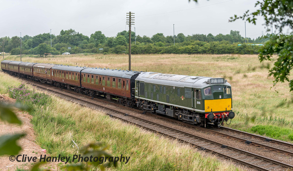 A fast drive to Woodthorpe bridge (thanks Graham) meant I was able to catch a shot of D5185 heading south.