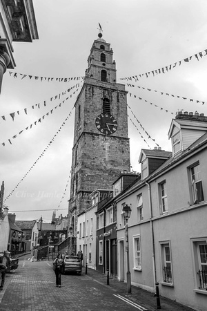 The tower holds the Shandon Bells.
