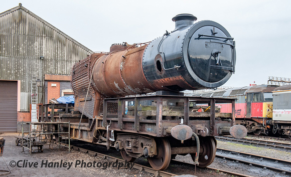 The boiler from Stanier Black 5 no 45305