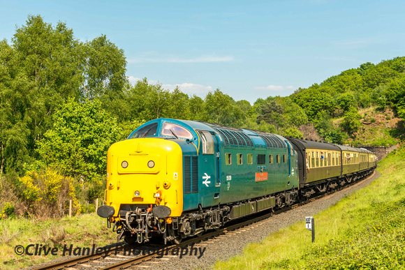 The Deltic passes once again - 15.23