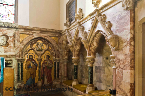 The alter at St. Peter's Church, Wellesbourne