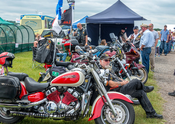 The British Legion motorcycle group.
