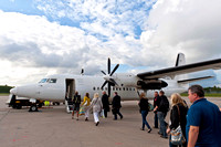 6 July 2012. A Fokker 50 from Birmingham (BHX)