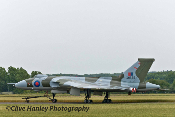 XM655, all ready for Saturday with Martin Withers, Mike Pollitt & Barry Masefield.