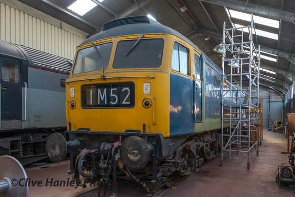 Two Class 47's were also in the shed. This is no (D)1693