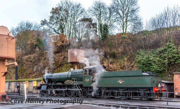 On my arrival at Bewdley, Manor Class 4-6-0 no 7812 Erlestoke Manor was being prepared.