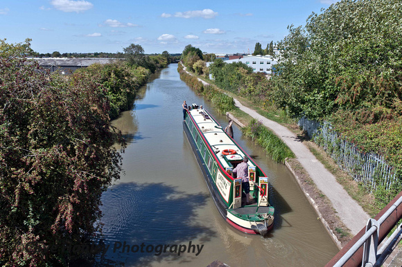 Crossing the Stratford canal.