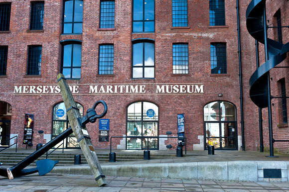 The Merseside Maritime Museum within the Albert Dock warehouses.