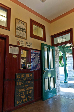 Castletown Station booking hall