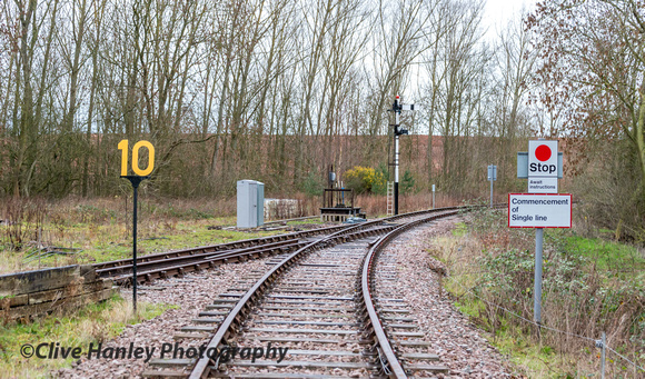 I took a short walk around the curve of the Mountsorrel branch