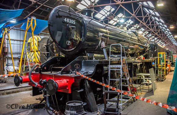 In the shed was Stanier 8F no 48305