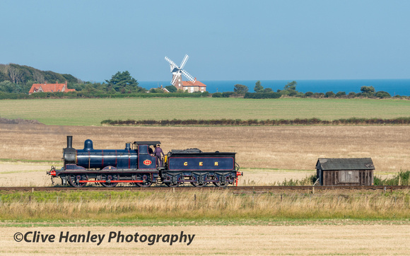 564 with Weybourne windmill in view.