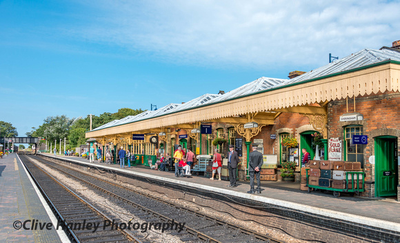 The very smart looking Sheringham station