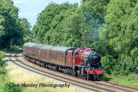 A classic shot of 48624 as it approaches Kinchley Lane bridge.