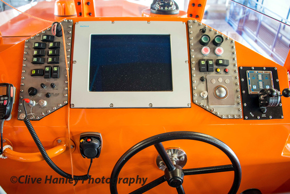 There was an open day at the lifeboat station and we were able to take a close look.