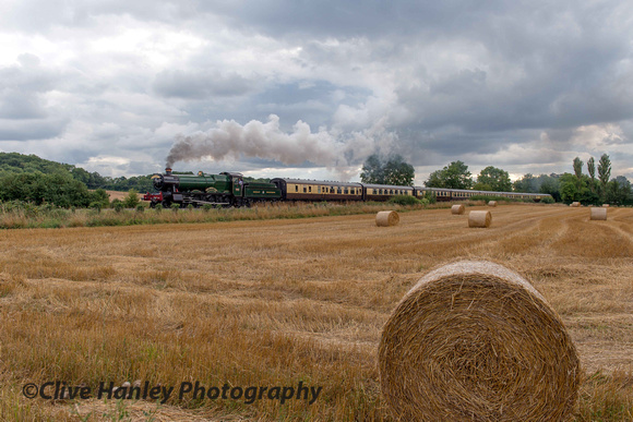 A swift dash past Bearley towards Langley and I caught another shot of The Shakespeare Express.