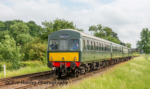The DMU on the 16.36 from Rothley