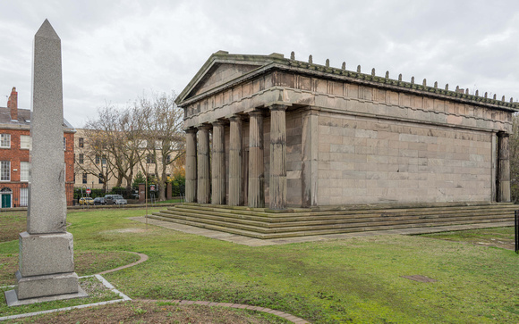 The Oratory was built in 1829, and used for funeral services before burials in the adjacent cemetery. It was designed by John Foster. When the cemetery closed, the building fell into disuse.