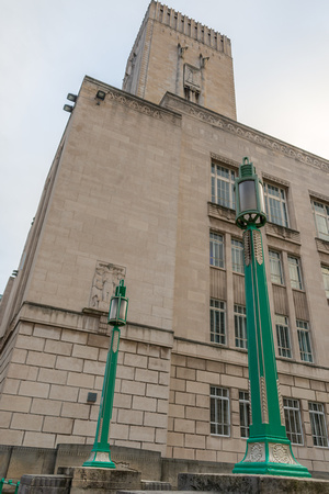 The art deco air vent from the Mersey Tunnel.