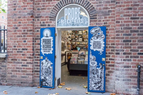 Probe Records stands outside The Bluecoat Chambers