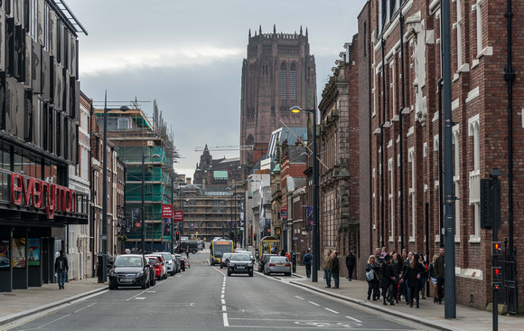 The two Cathedrals are at opposite ends of Hope Street.
