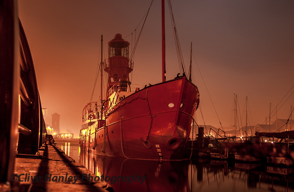 Lightship "Helwick" in Swansea harbour