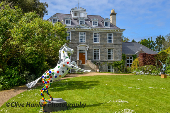 Saumarez Manor on the south west of the island now to view the International Sculpture Exhibition.