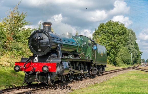 6990 was operating light engine on a footplate and driving experince.
