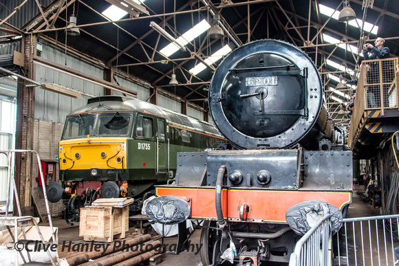 (4)6201 Princess Elizabeth is about to be stripped for its 10 year major overhaul.